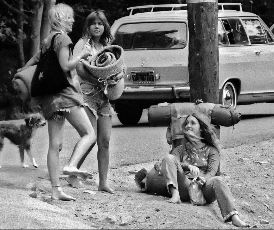 and safely thumbing rides all across the USA with your friends