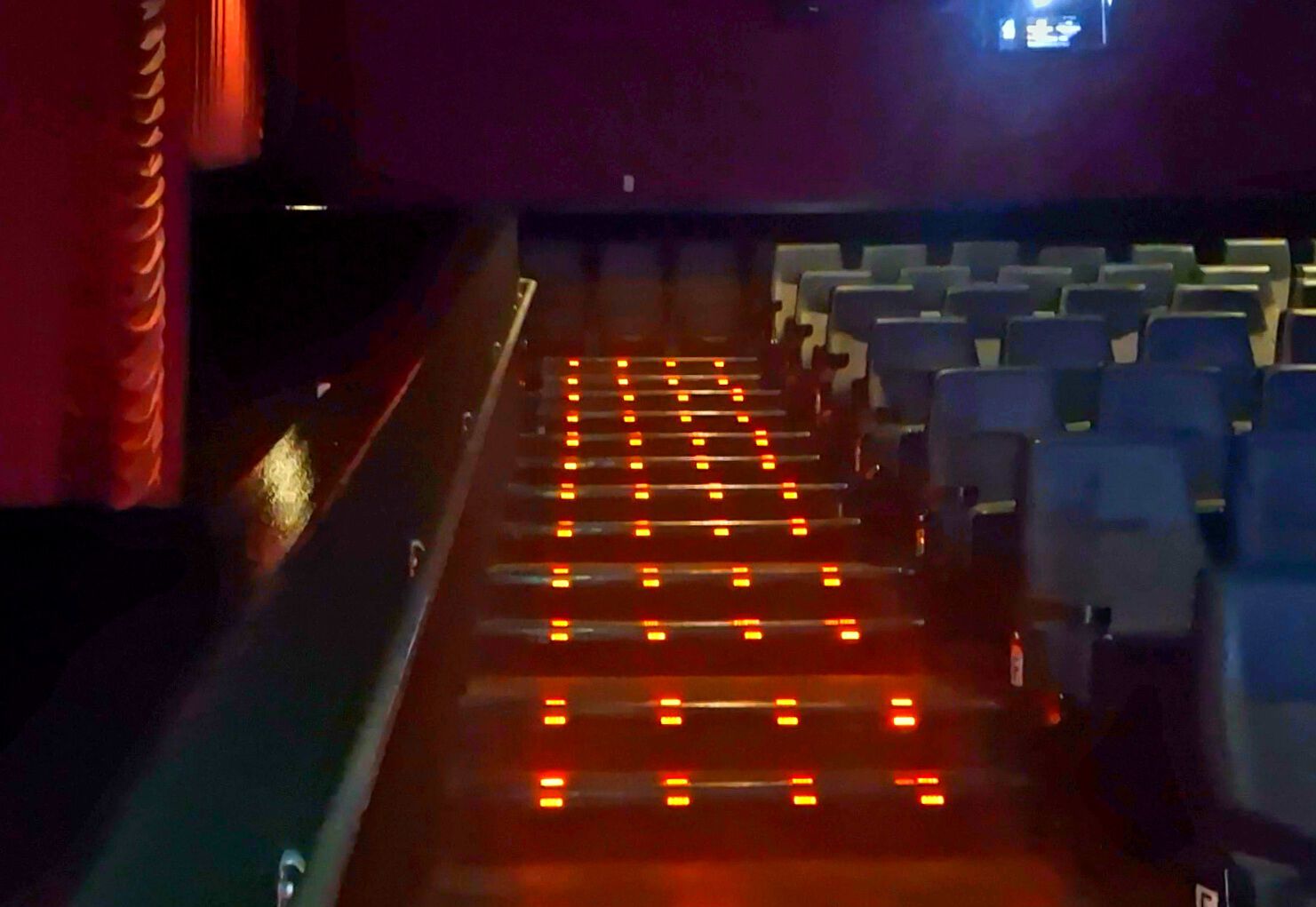 This being Springfield....and then Dayton. I had my choice of seats. 6 of us total.