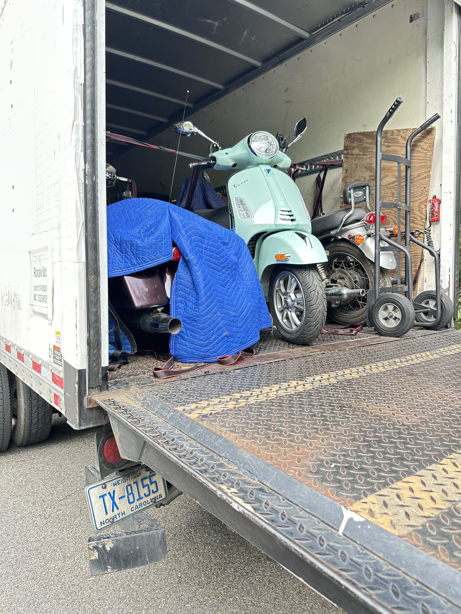 The last time I saw my poor Vespa. June 4.