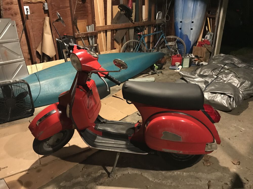 Slowly turning into a nice clean rider. Not sure about putting the strap back on. Comfy.