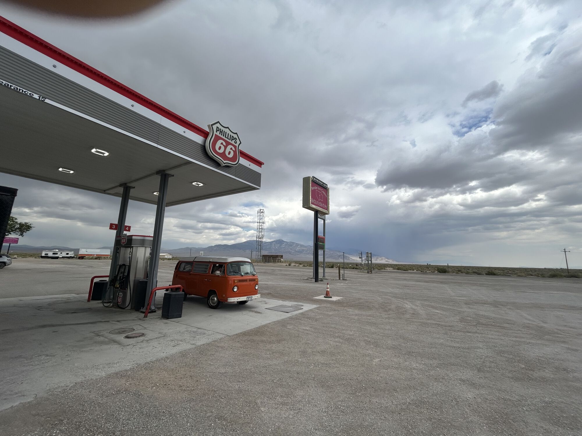 Utah/Nevada state line. Route 50 through nowhere.