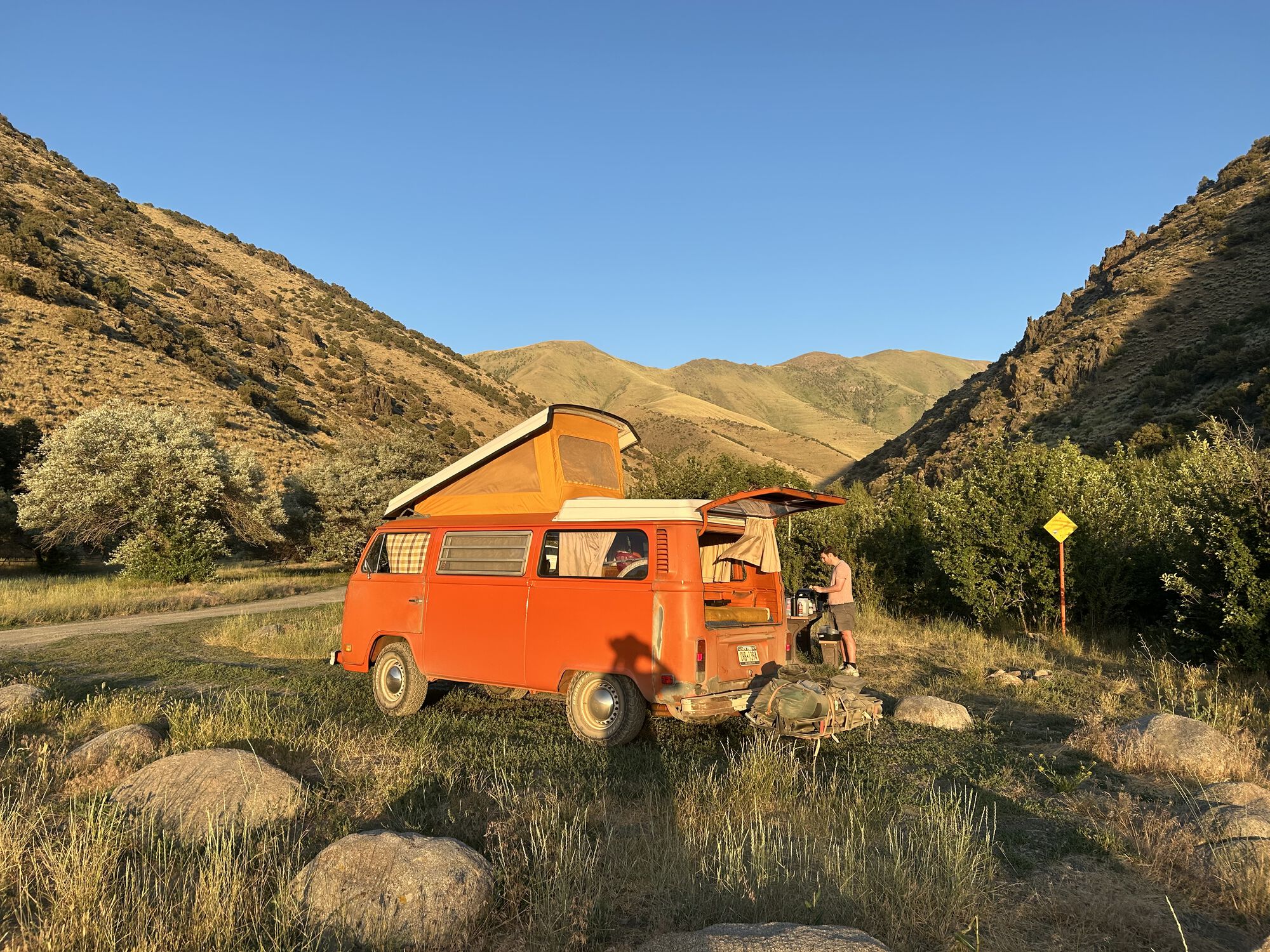 Camping near Austin, Nevada