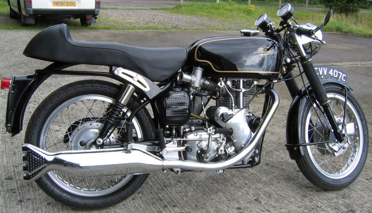 500cc, sodium-filled exhaust valve, faster than its 750cc contemporaries.