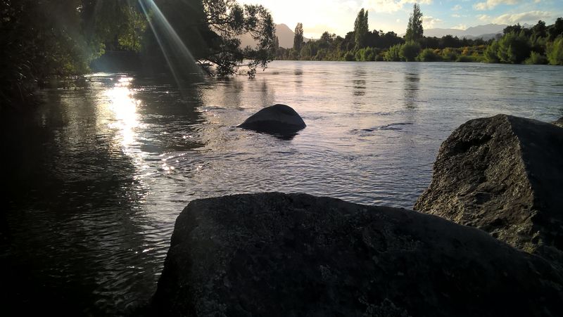 Can hear the river flowing in the background