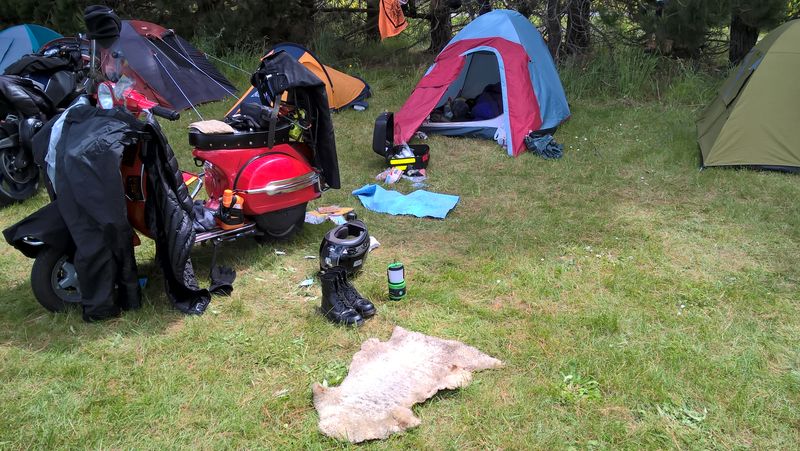 A chance to dry out some kit.  4 seasons in one day