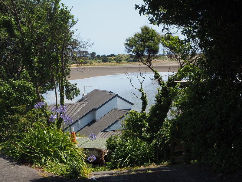 Port Waikato at the mouth of New Zealand’s longest river, the Waikato River.