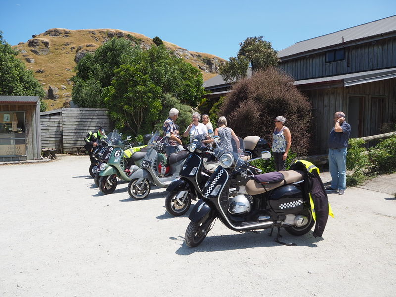 Parked for lunch before the nasty corrugated gravel section