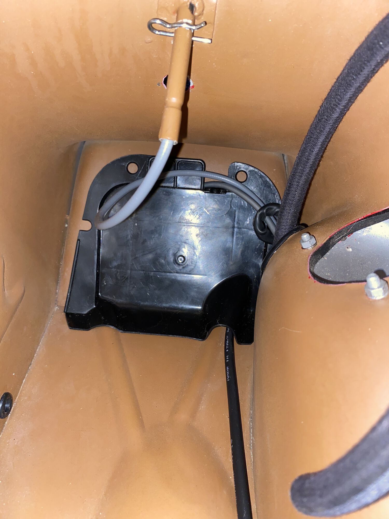 The tray also resisted initial attempts at fitting. Now nicely in place.