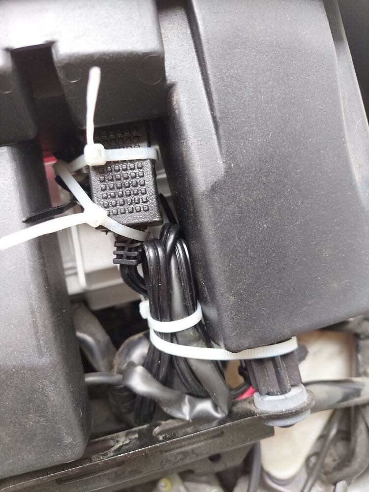 A bit janky looking with the zip ties but its solidly in place until I think of something better.