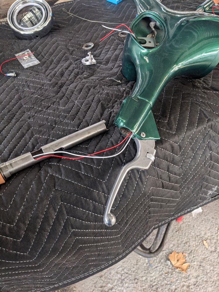 Obvious now, but you can't route any wires until the inner tube is in place
