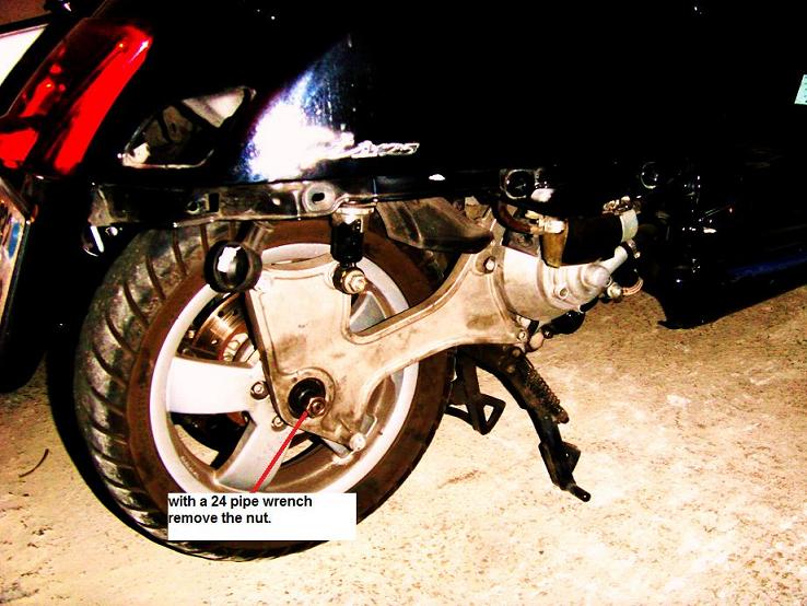 If you don't have any impact wrench, just brake!