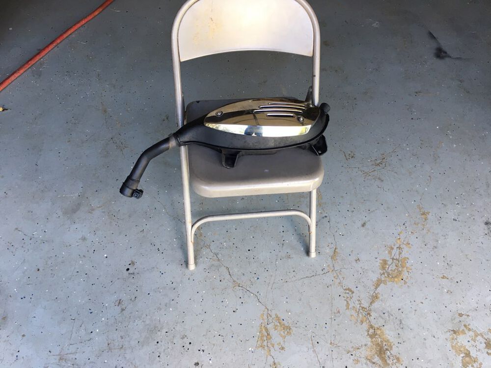 Modern Vespa Chicago, exhaust assembly 2006 Vespa gts 250