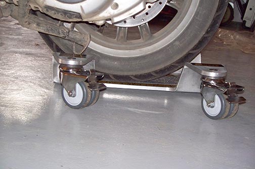 rear wheel backed on left hand side view