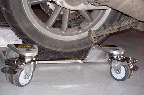 rear wheel backed on right hand side view