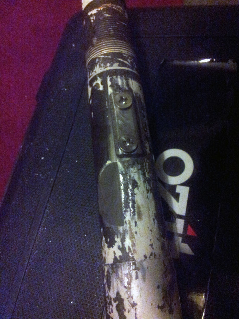 Filled PK steering lock, and attached VBB steering lock. Both JB.