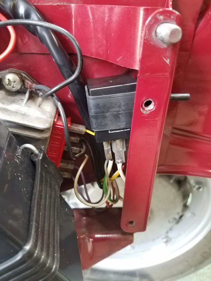 Square peg in a round hole-der. Nice thing about rubber, it conforms...