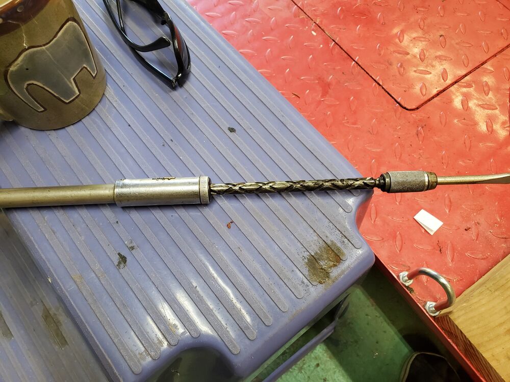 Ratchet open.