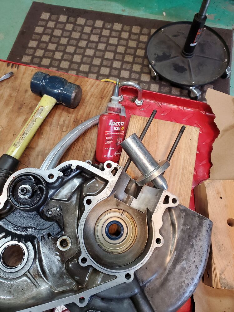 Removed the old seals and installed new seals, with loctite 638