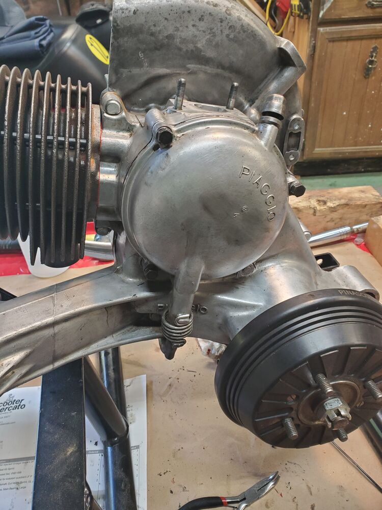 Installed the clutch