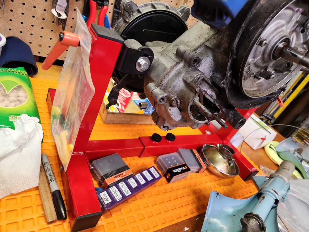 Badass axis rotating large or Smallie engine stand