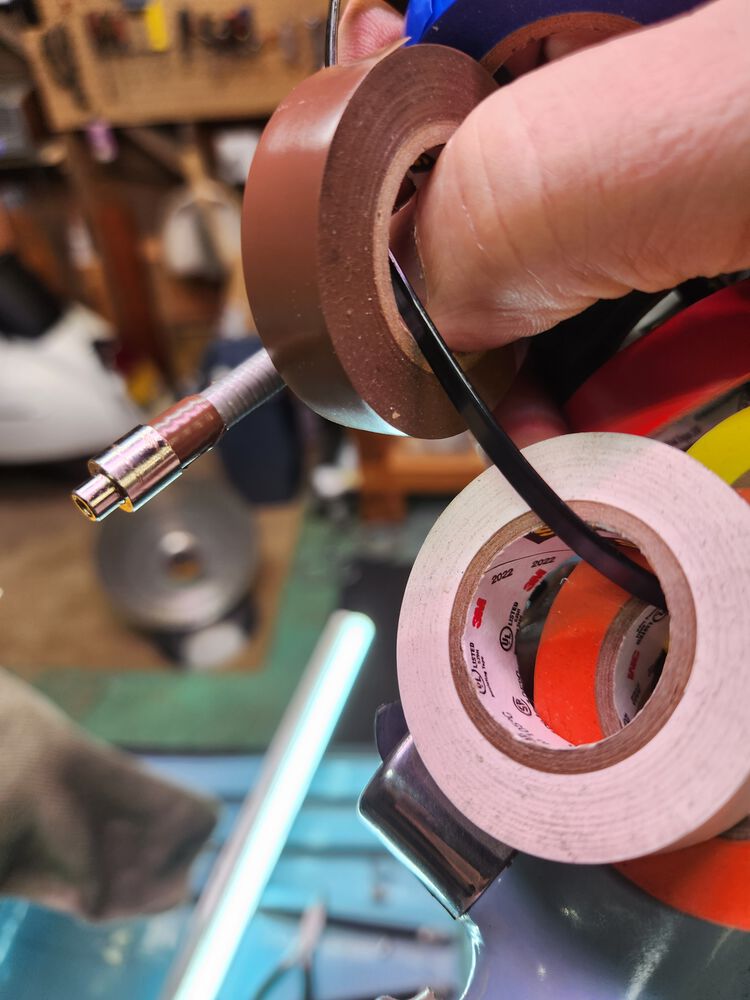 Much better, cable now slides smooth through the top hat