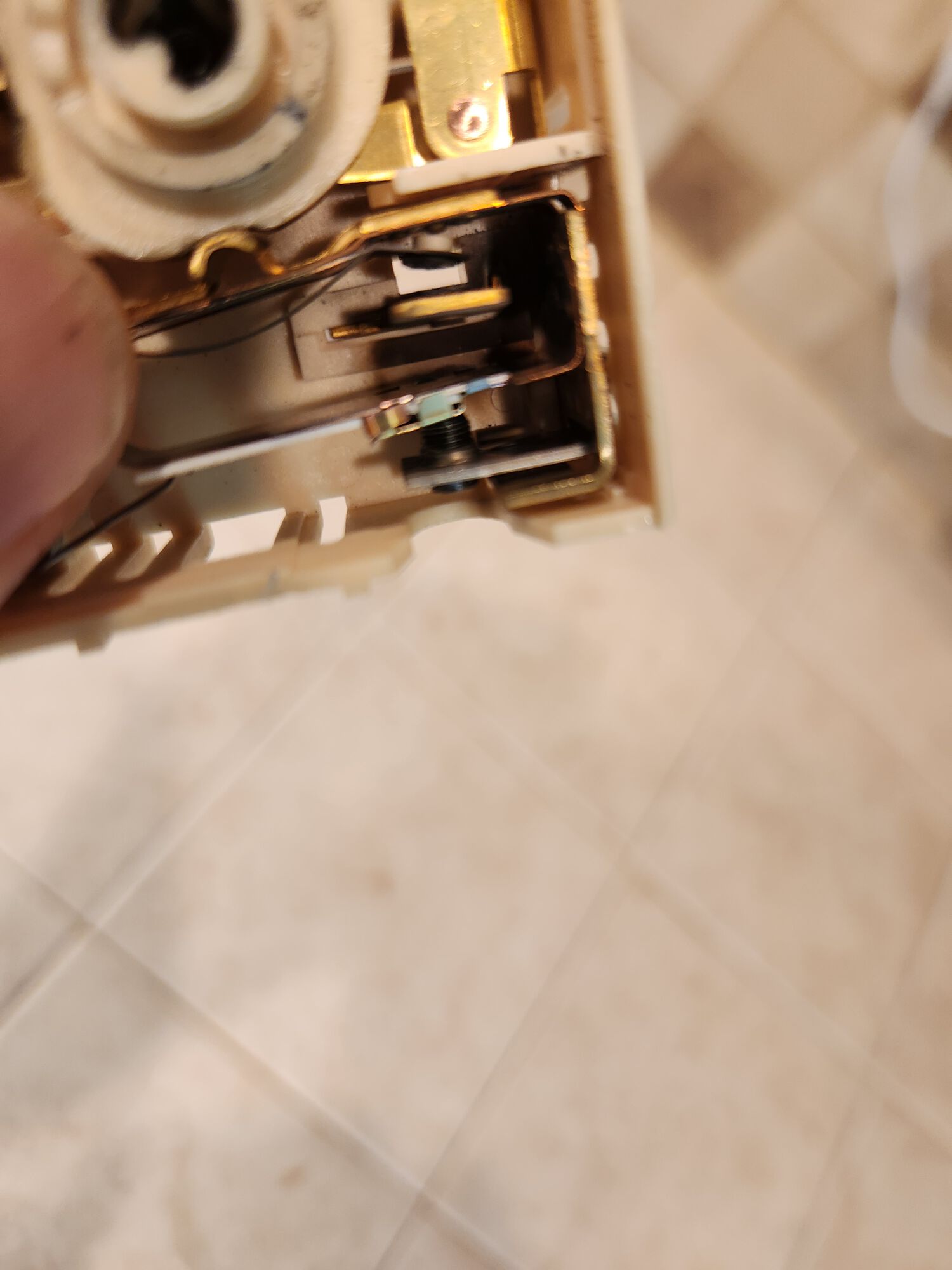 Sanded that point and blew it out, then put it back together.