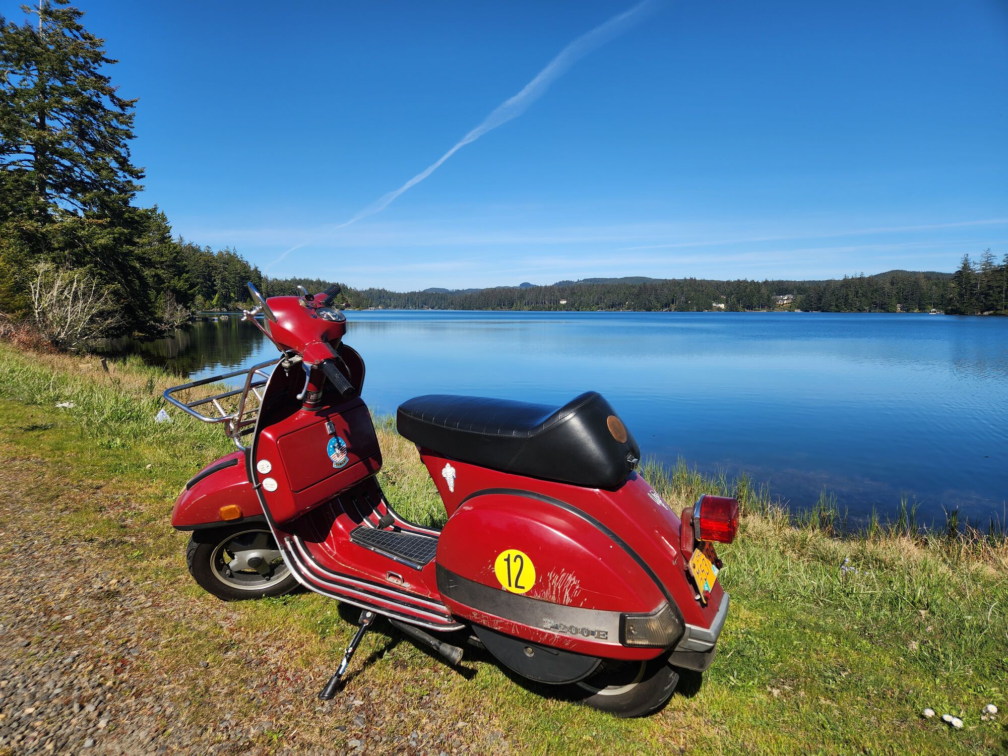 So nice to ride around the lake and visit the Mother in Law.