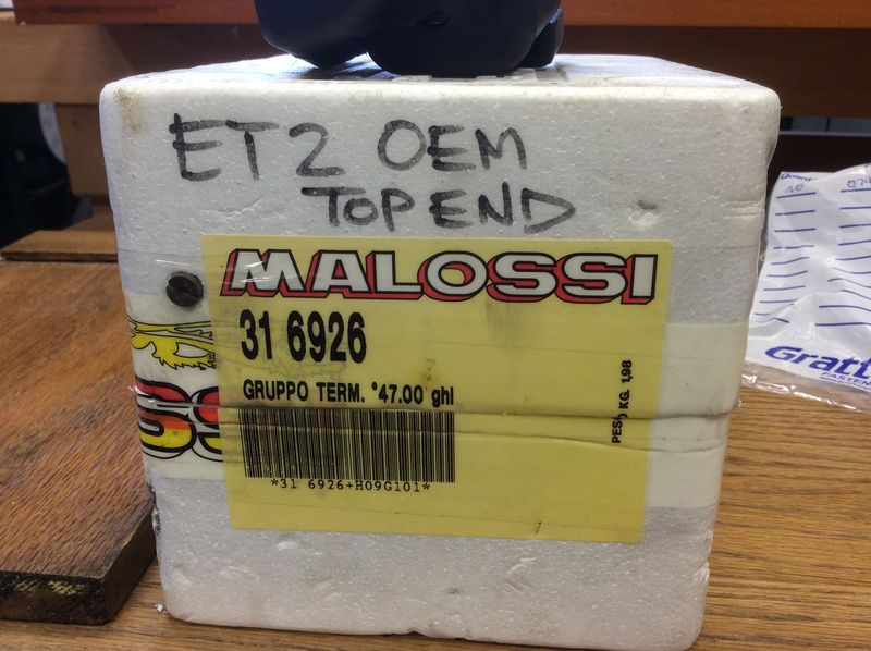 Near new OEM top end for an ET2