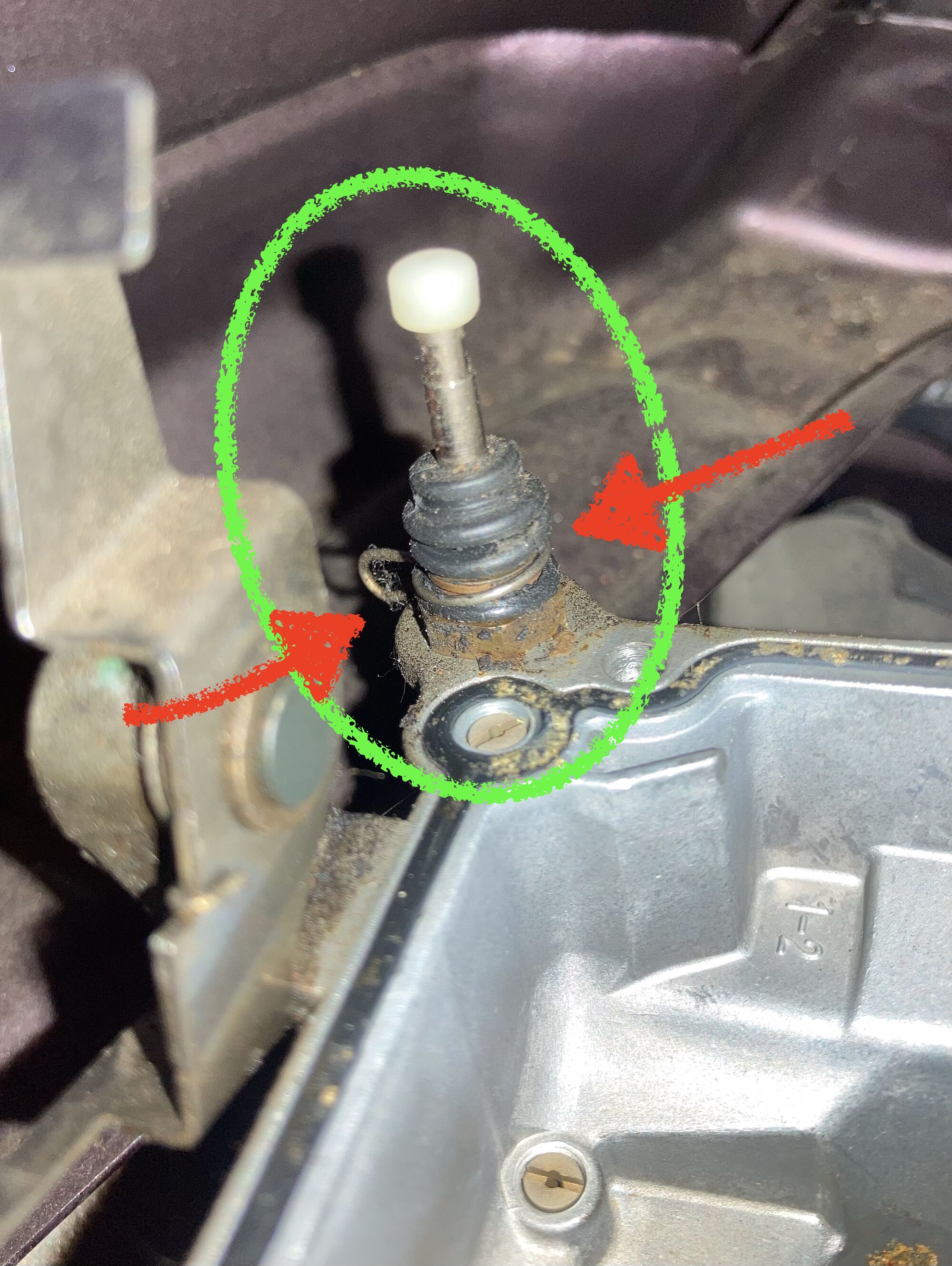 Accelerator pump bellow disintegrated? (alternate view)