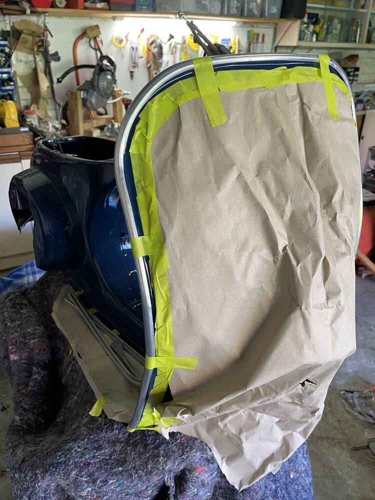 I have done about 2/3 rds of the trim so far.