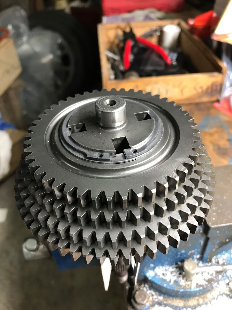 Gear cluster all built up