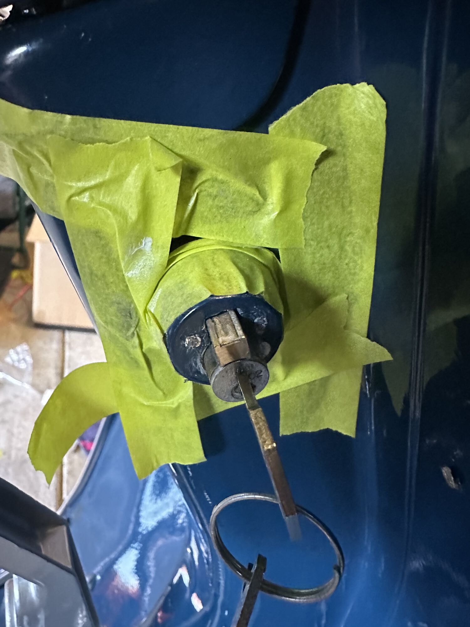 Both rivets snapped off