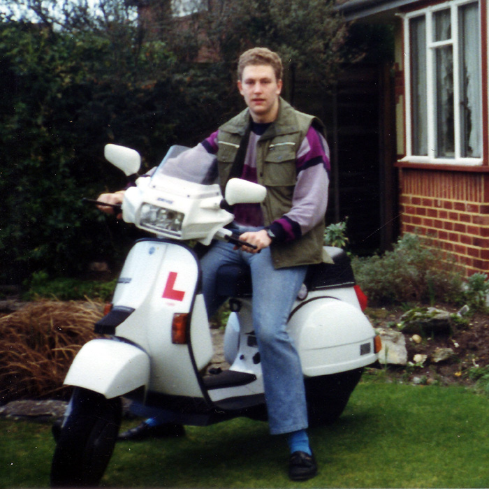 Nice Scoot, Shame about the embarrasing Hair style. OMG (1989)