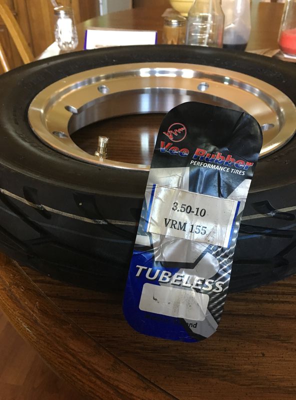 SIP tubeless rim/tire.