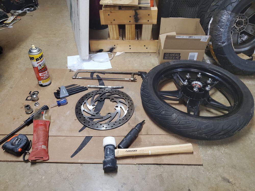 Notice the red packaged 40yo Craftsman impact driver