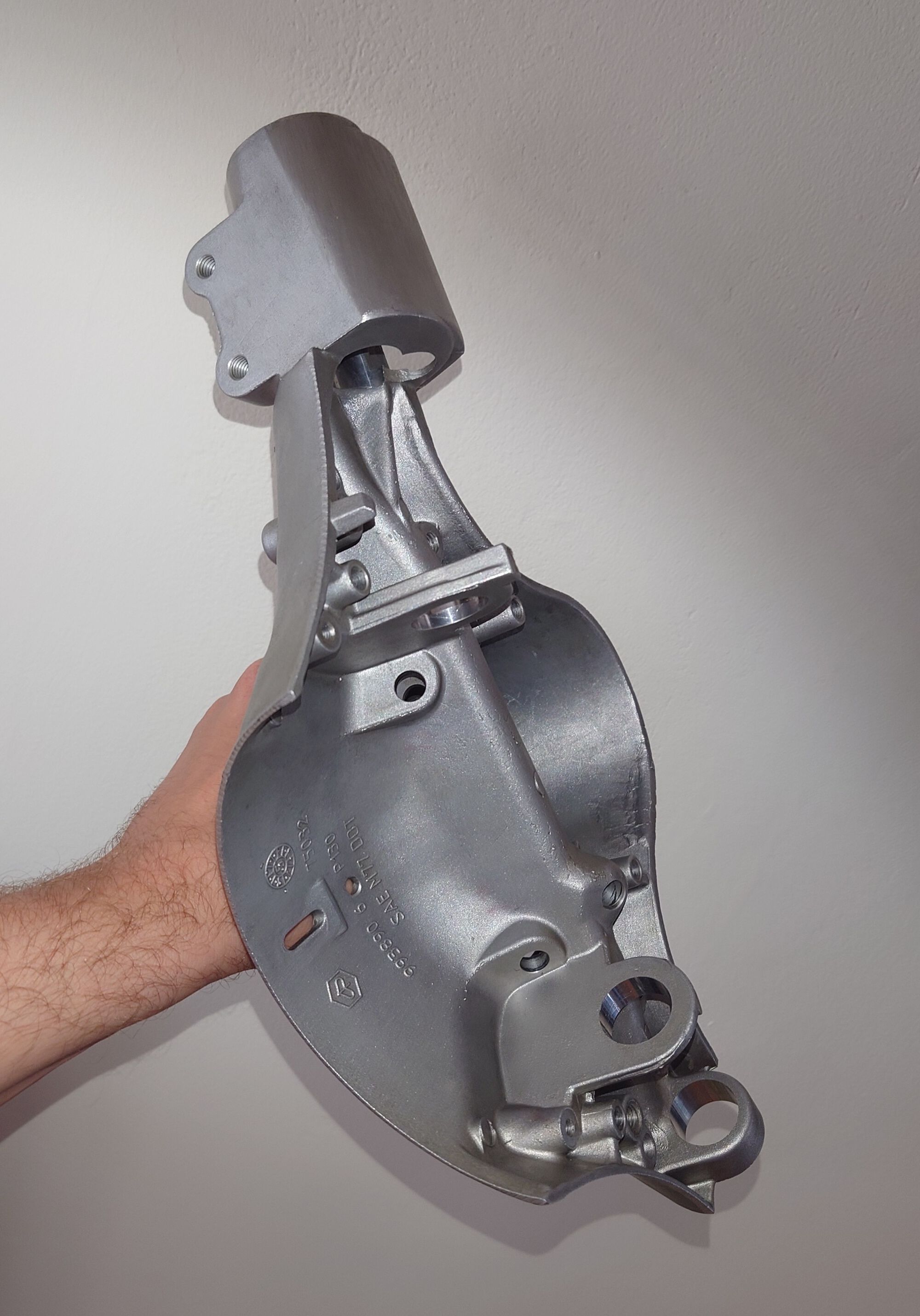 Steering head with facility for a hydraulic brake cylinder, LML NOS according to eBay seller (even though it bares the Piaggio logo)