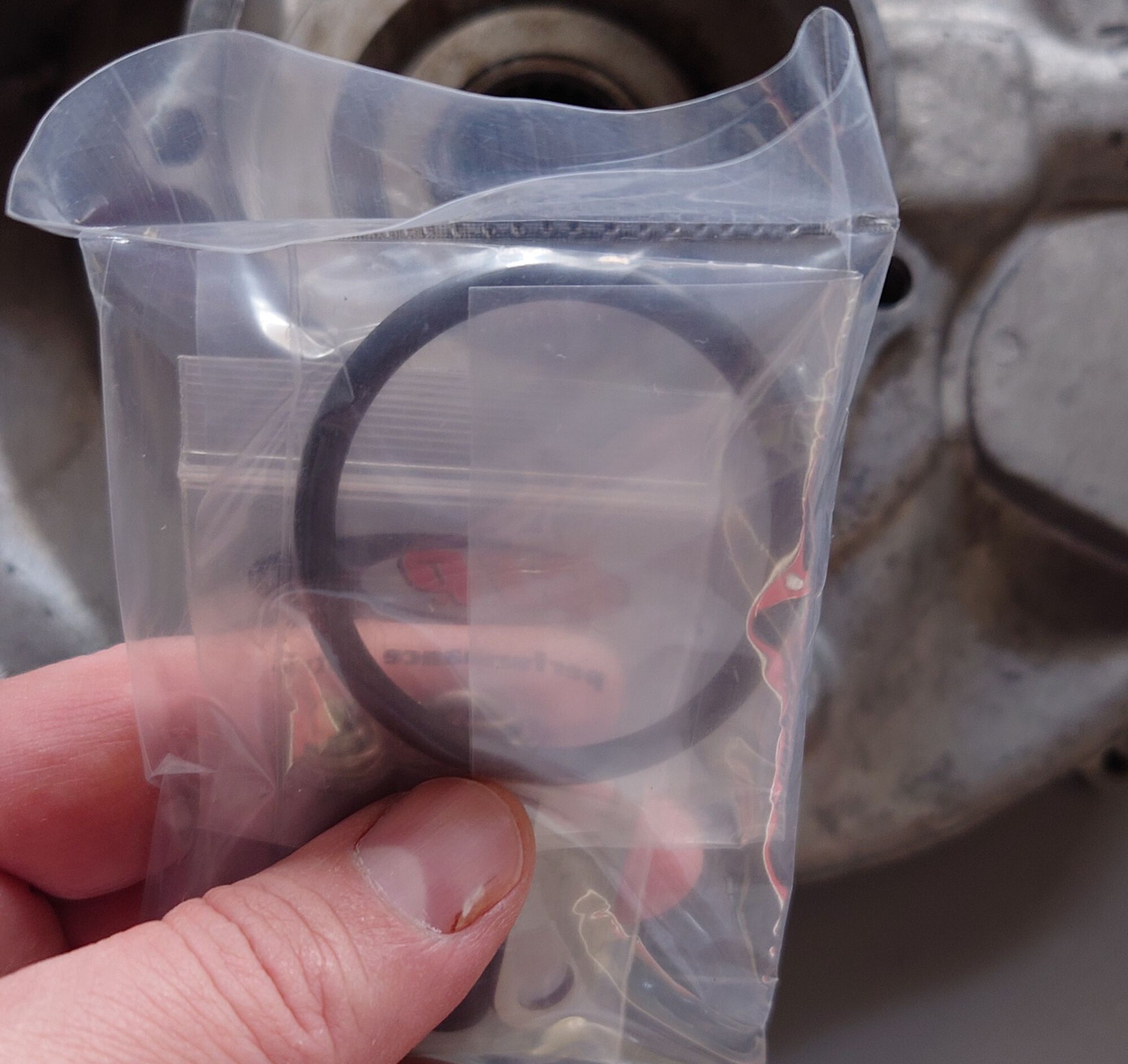 O-ring supplied with the can