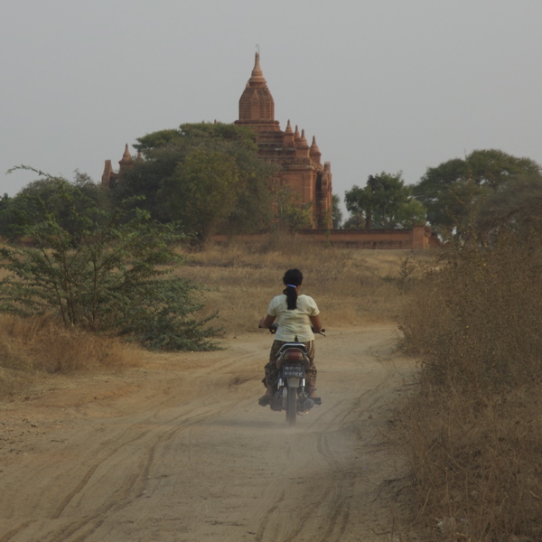 Burma: the city of Bagan. use the google for more info.