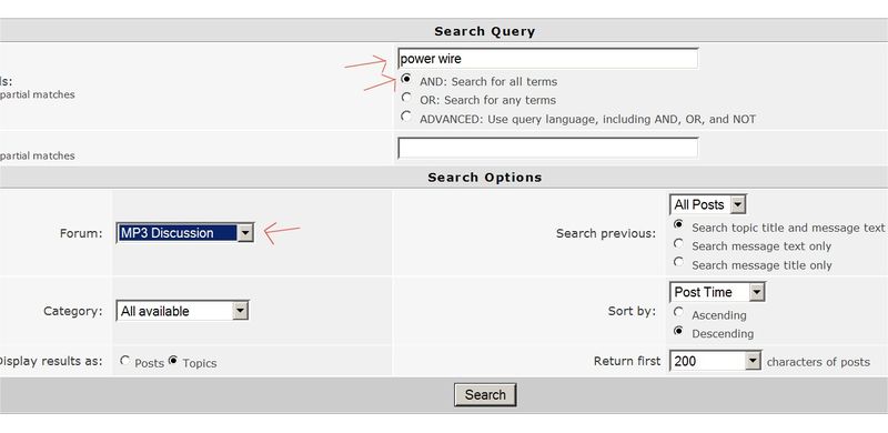Note the two generic, and generically spelled, search terms.