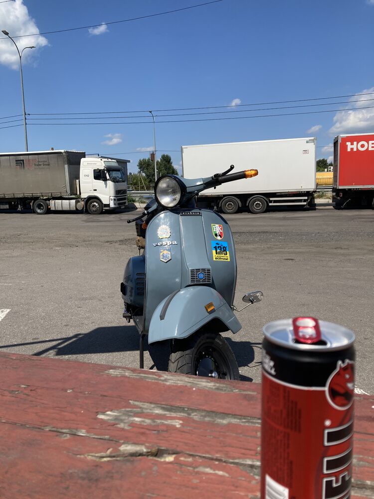 Another stop for little rest on trucks parking. From here it is only 50 km left to home.