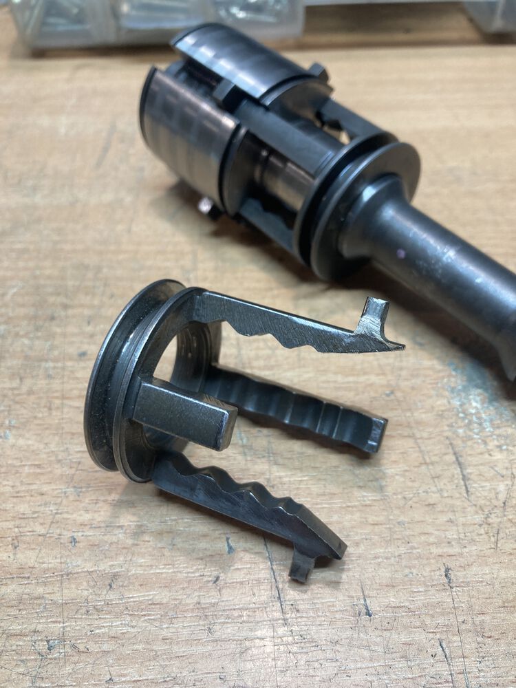 And mounted new spring and balls with help of this old one.