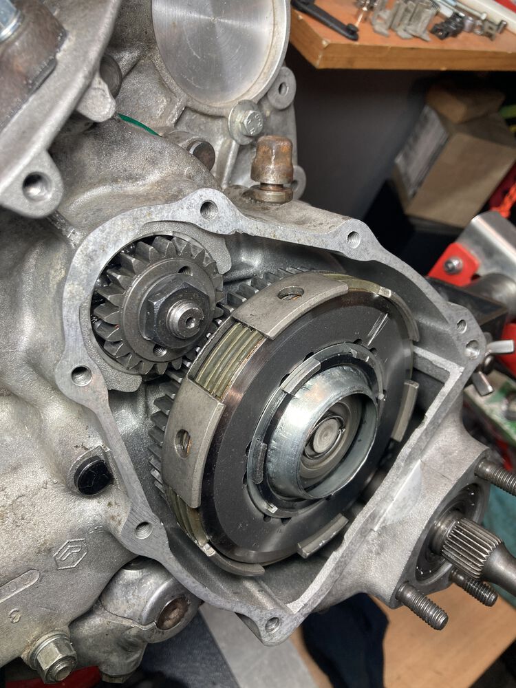 Clutch in.
