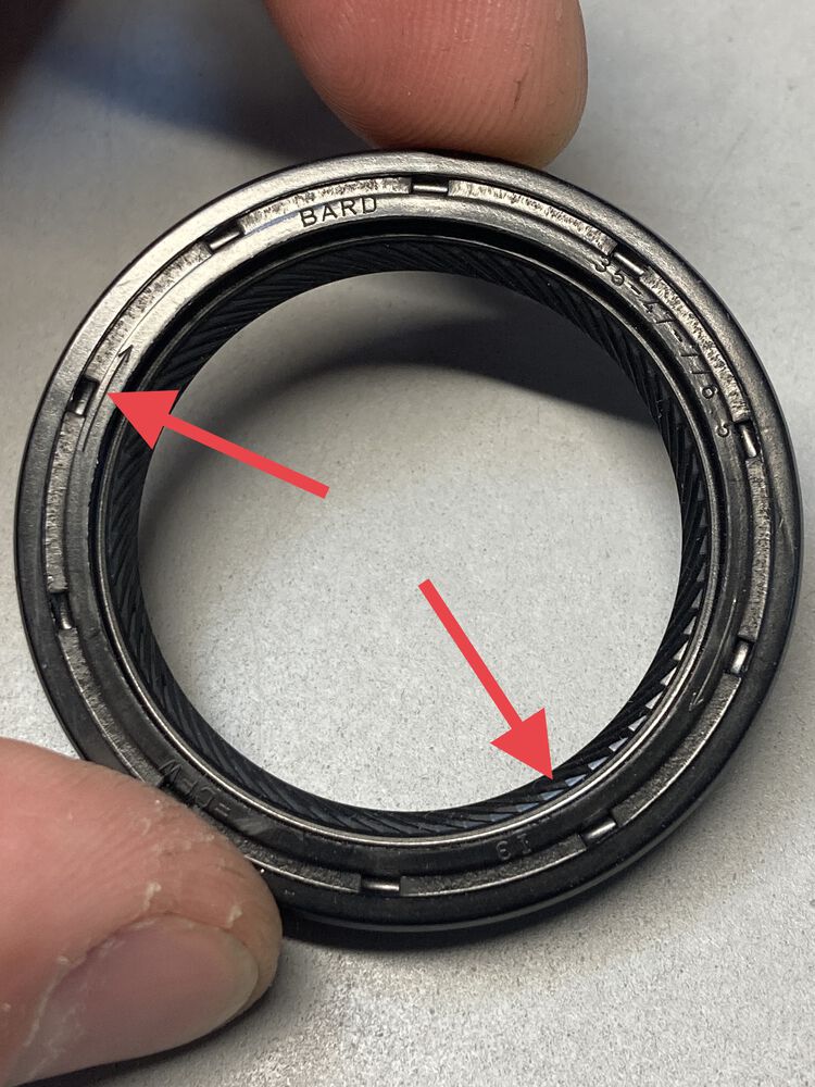 Modern Vespa rear hub oil seal