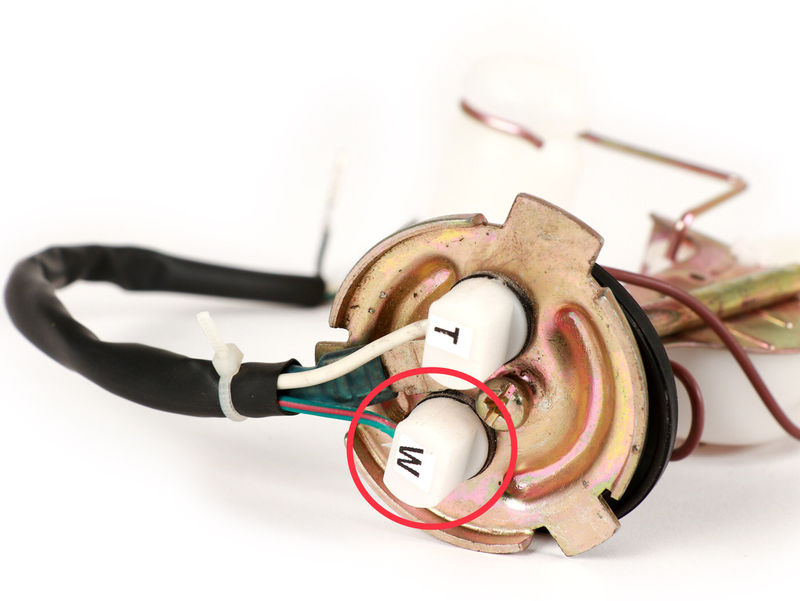 Modern Vespa PX200 Hole in Fuel Gauge Sender Cap