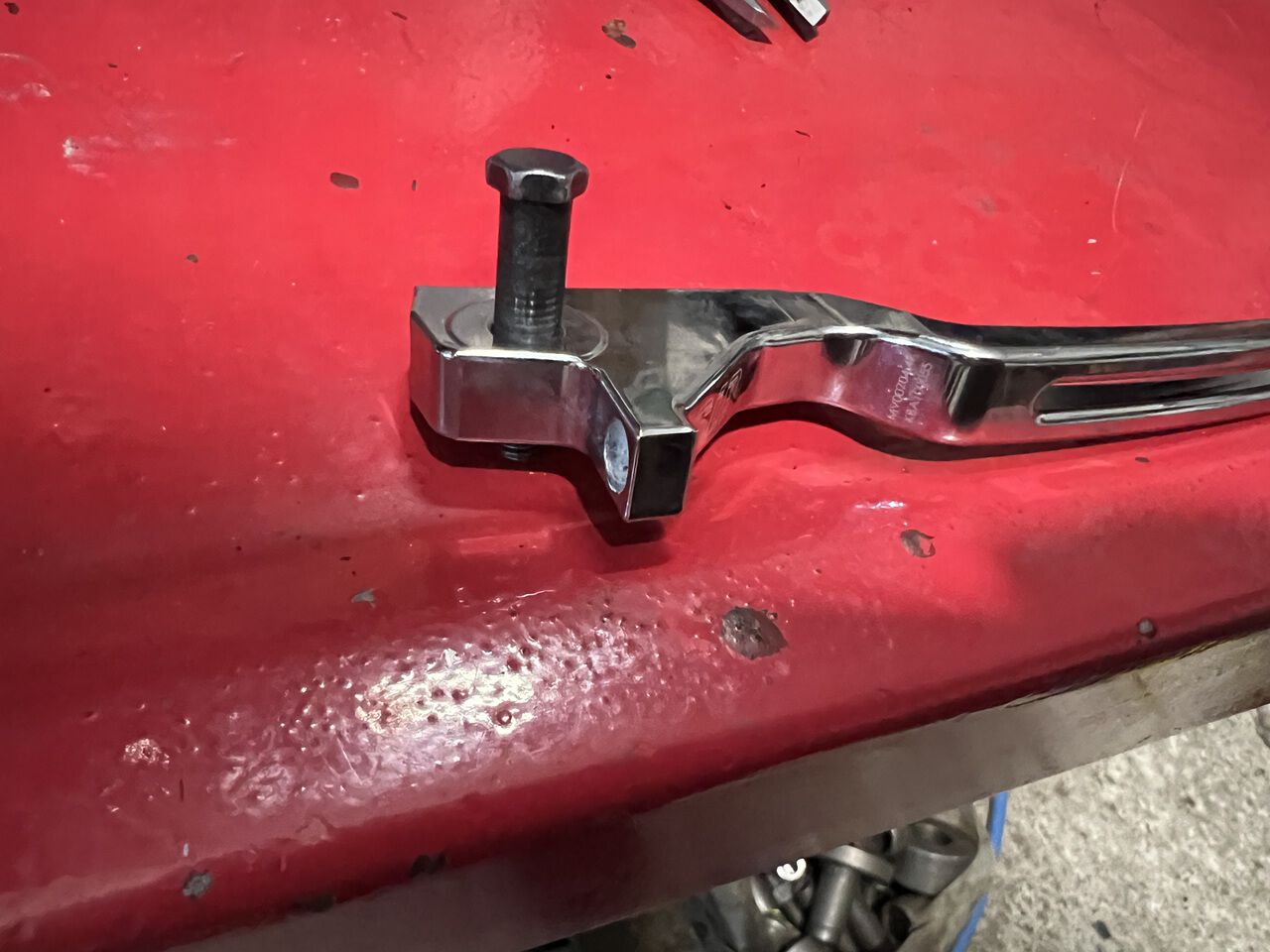 Bolt not going through
