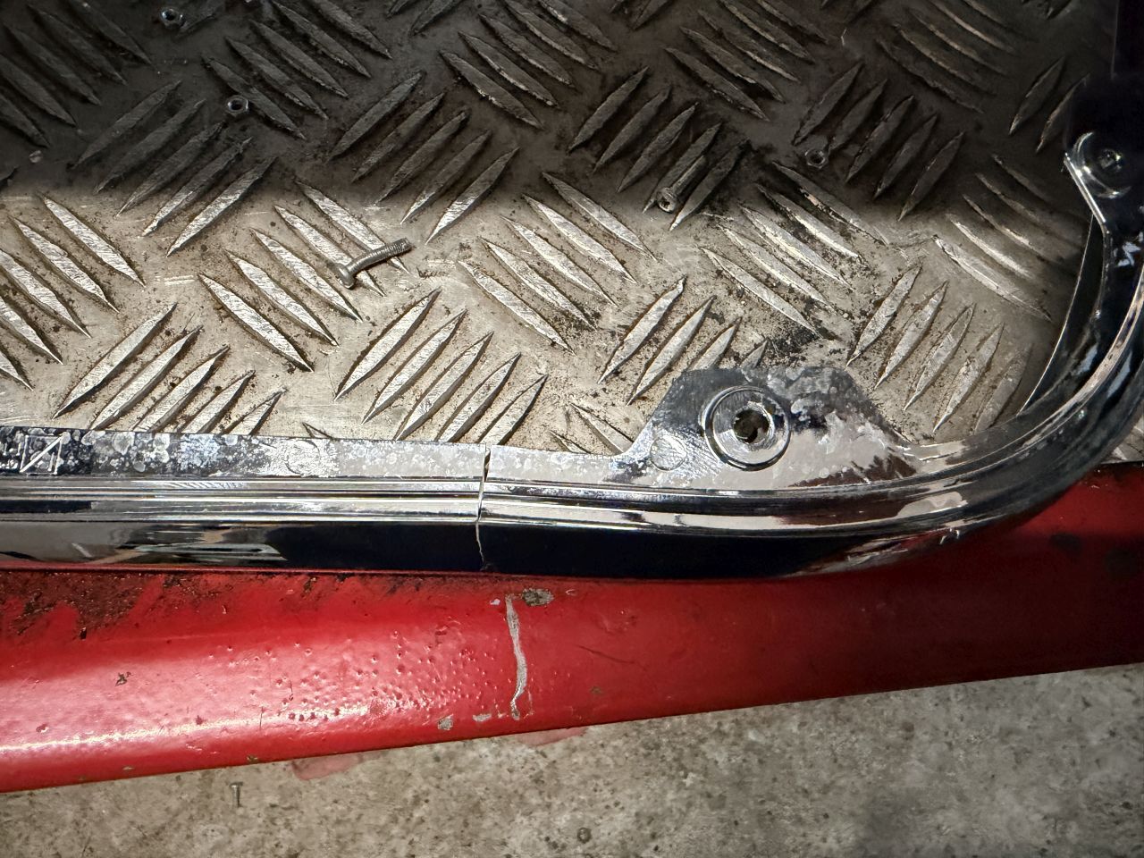 Broken trim