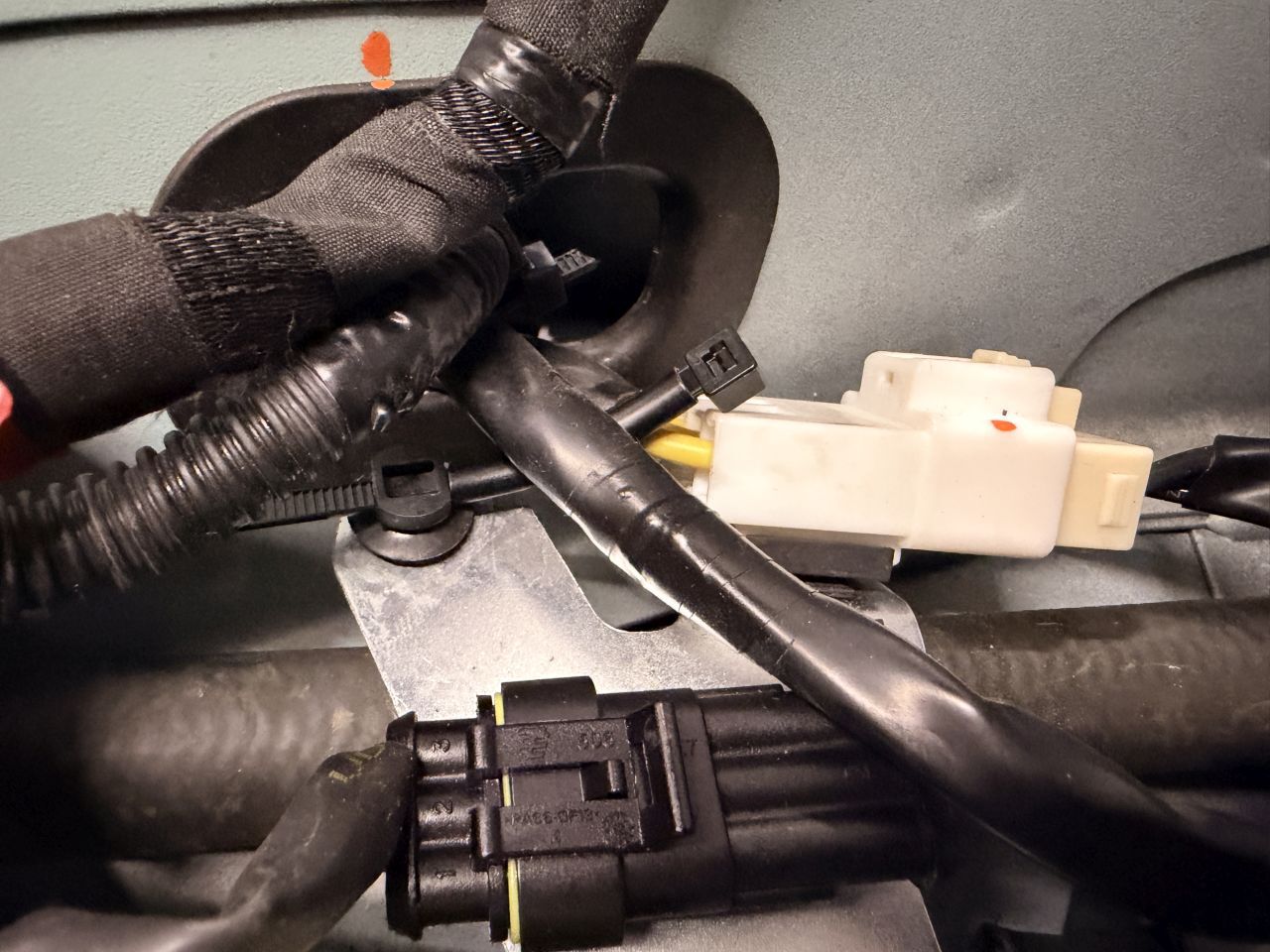 Added sheathing on zip ties