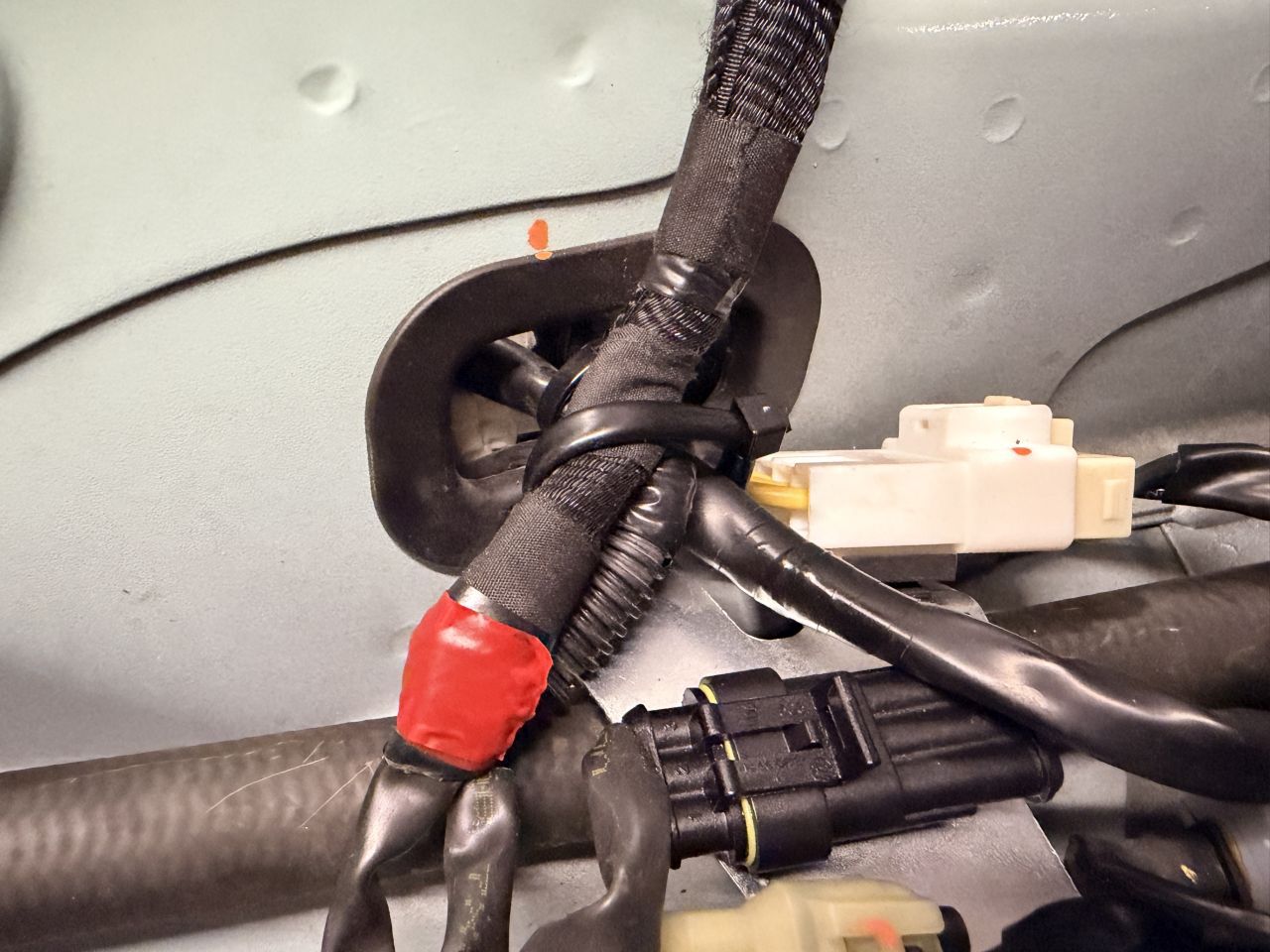 Added sheathing on zip ties