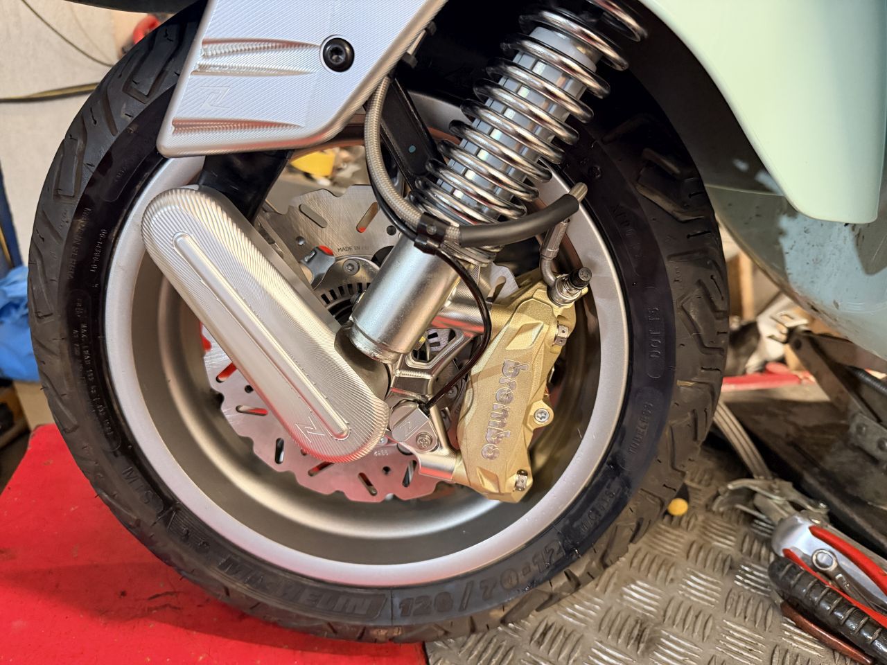 Finished front end
