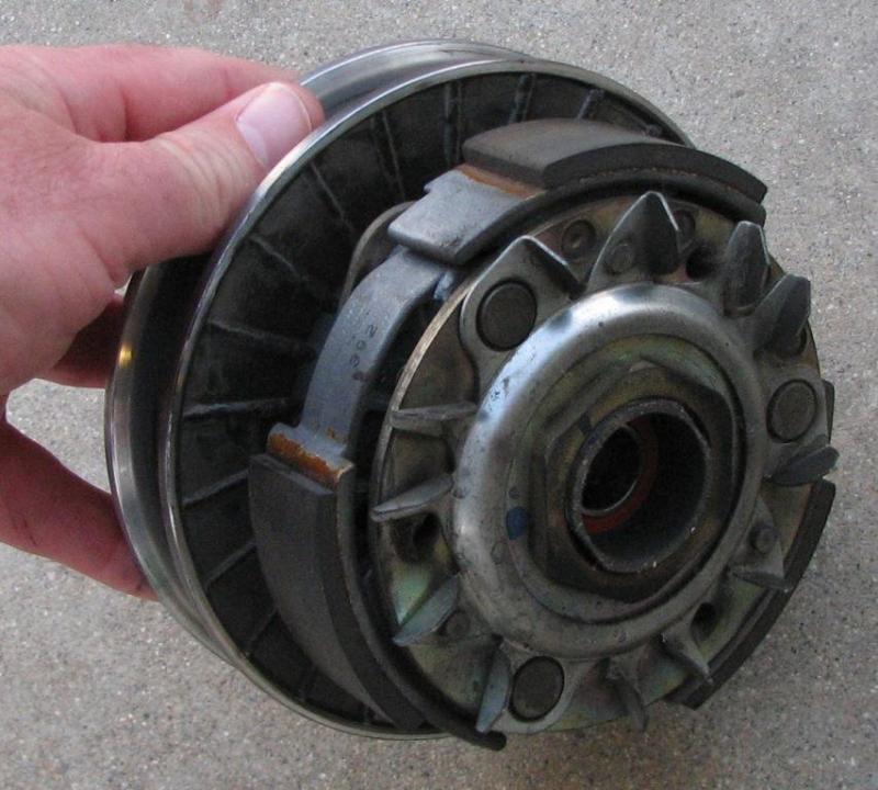 Clutch pads visible.